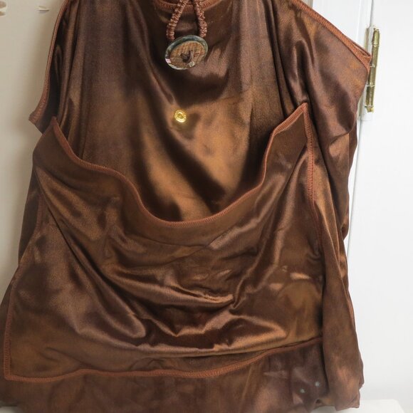 FENDI SAS. ROMA made in Italy Leather Golden Huge Bag Rare Piece - Picture 1 of 14